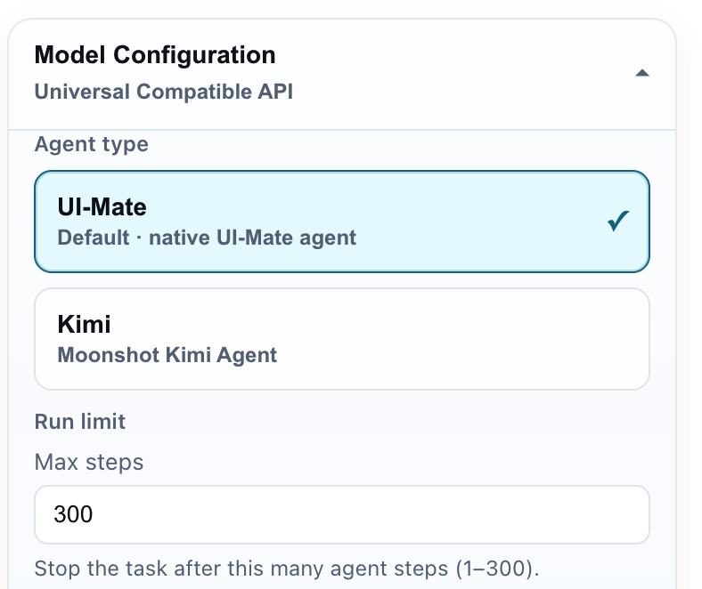 Model Configuration